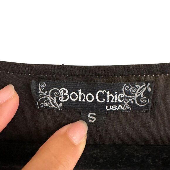 3 For $15‼️ BUNDLE & SAVE Boho Chic USA Sleeveless Womens Mini Dress Size S - Picture 9 of 9